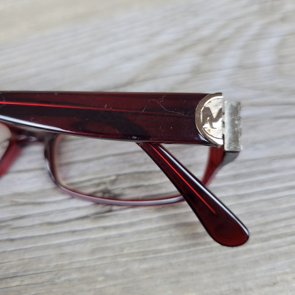 Michael Kors Eyeglasses Frames MK829 Burgundy Rectangular Women 50-16-135 - Picture 8 of 14